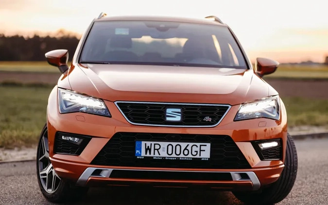 Seat Ateca cena 98500 przebieg: 125000, rok produkcji 2018 z Radom małe 781